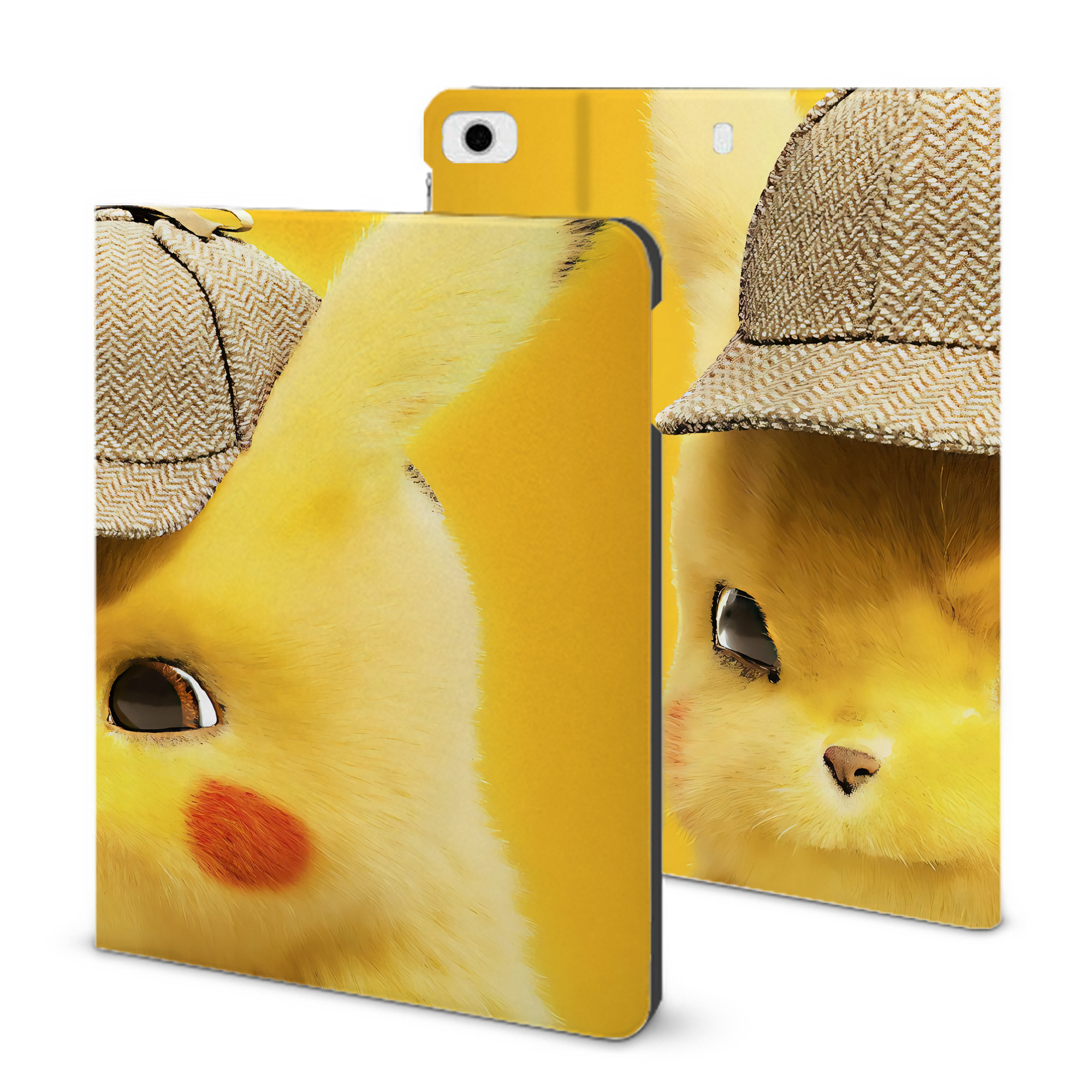 （画像用） ポケットモンスター Pokémon IPad ケース ブック型 PUレザー TPU 耐衝撃 軽量 薄型 ペン収納なし 全面保護 IPad 各モデル対応